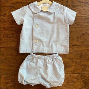 The Beaufort Bonnet Company Light Blue Checkered Set